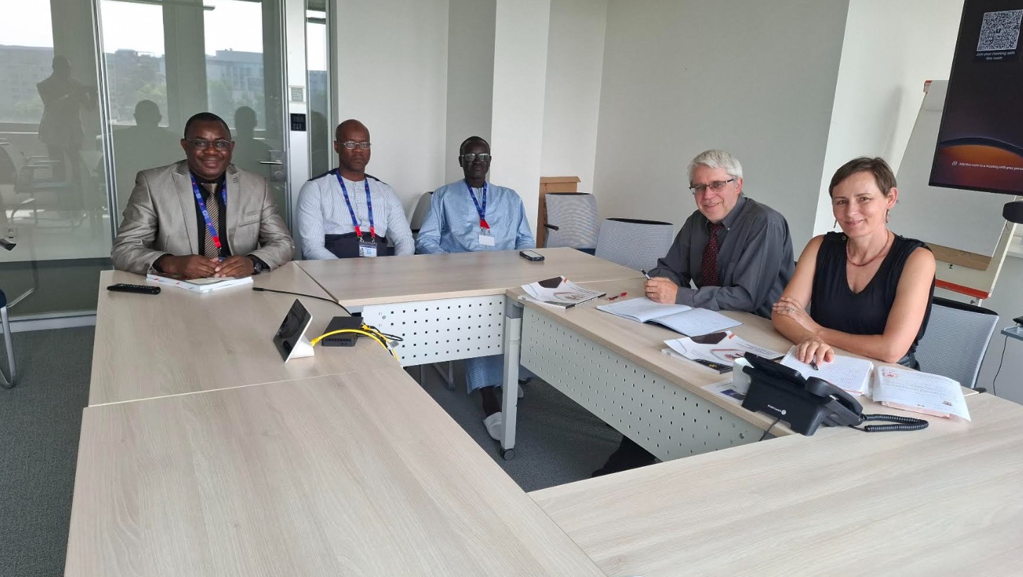 Séance de travail avec Madame Lieve VERBOVEN et Monsieur Rainer PRITZER