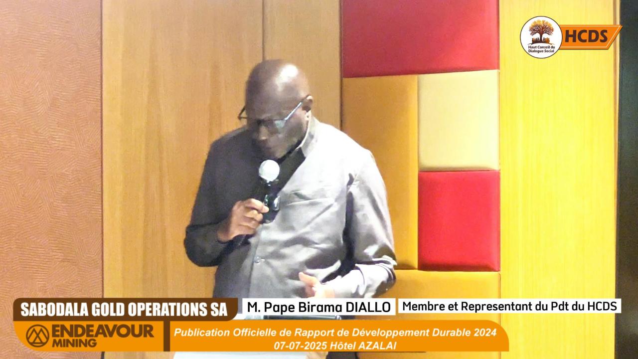 Cérémonie officielle de publication du Rapport de Développement Durable de l’année 2024 de Sabodala Gold Operations