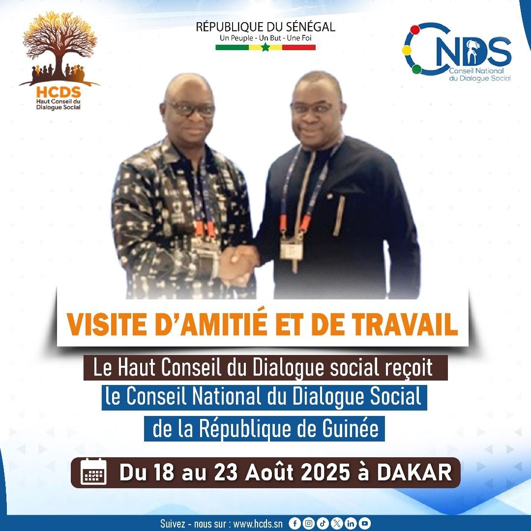 Visite d’amitié et de travail.