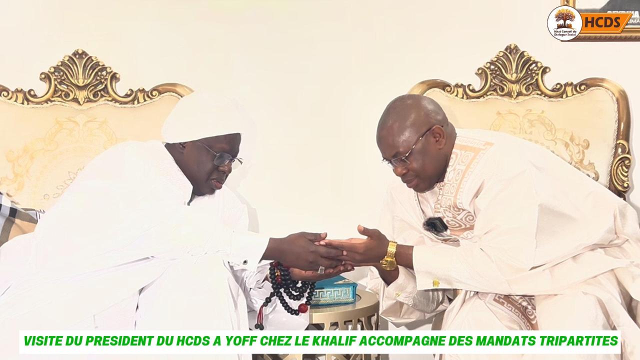 Visite de courtoisie auprès du Khalif Général des Layènes à Yoff