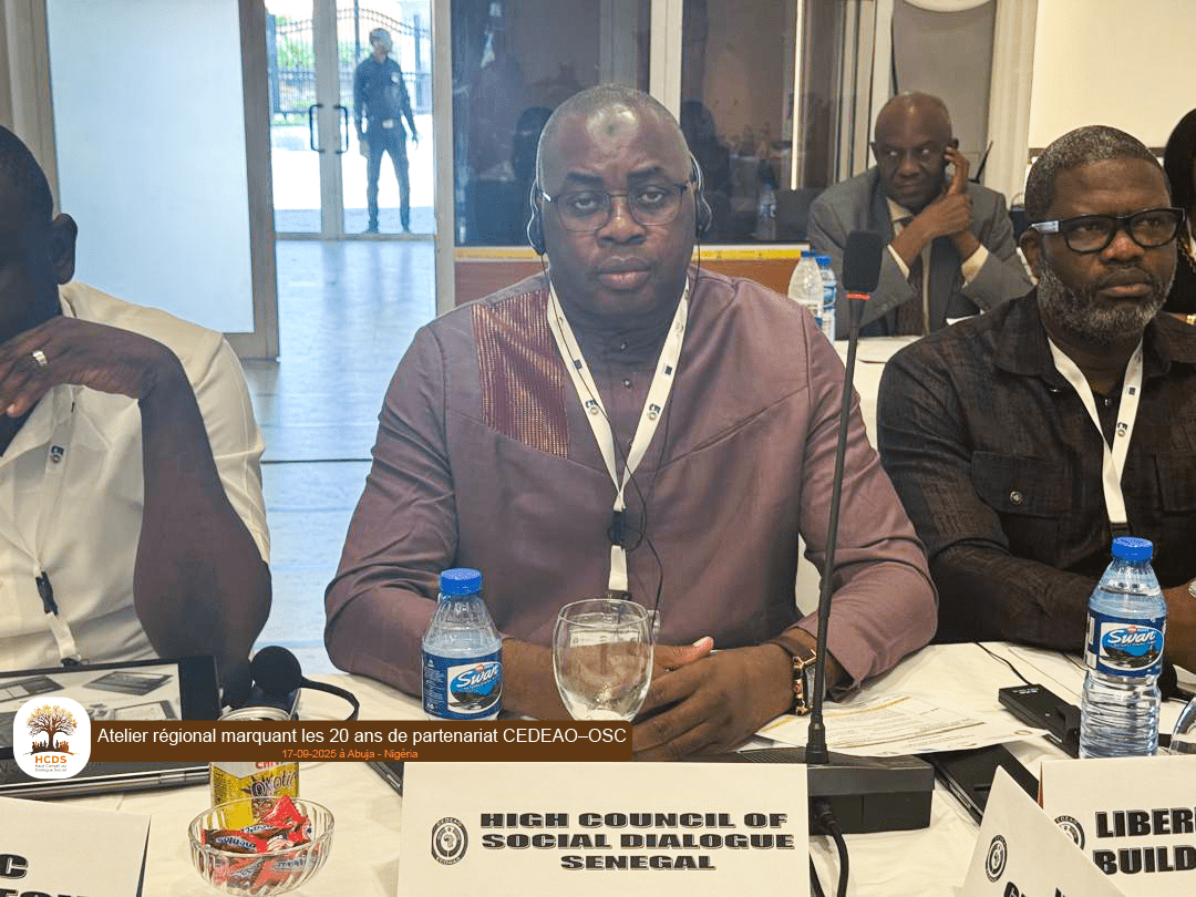 Atelier régional marquant les 20 ans de partenariat CEDEAO–OSC à Abuja, au Nigéria