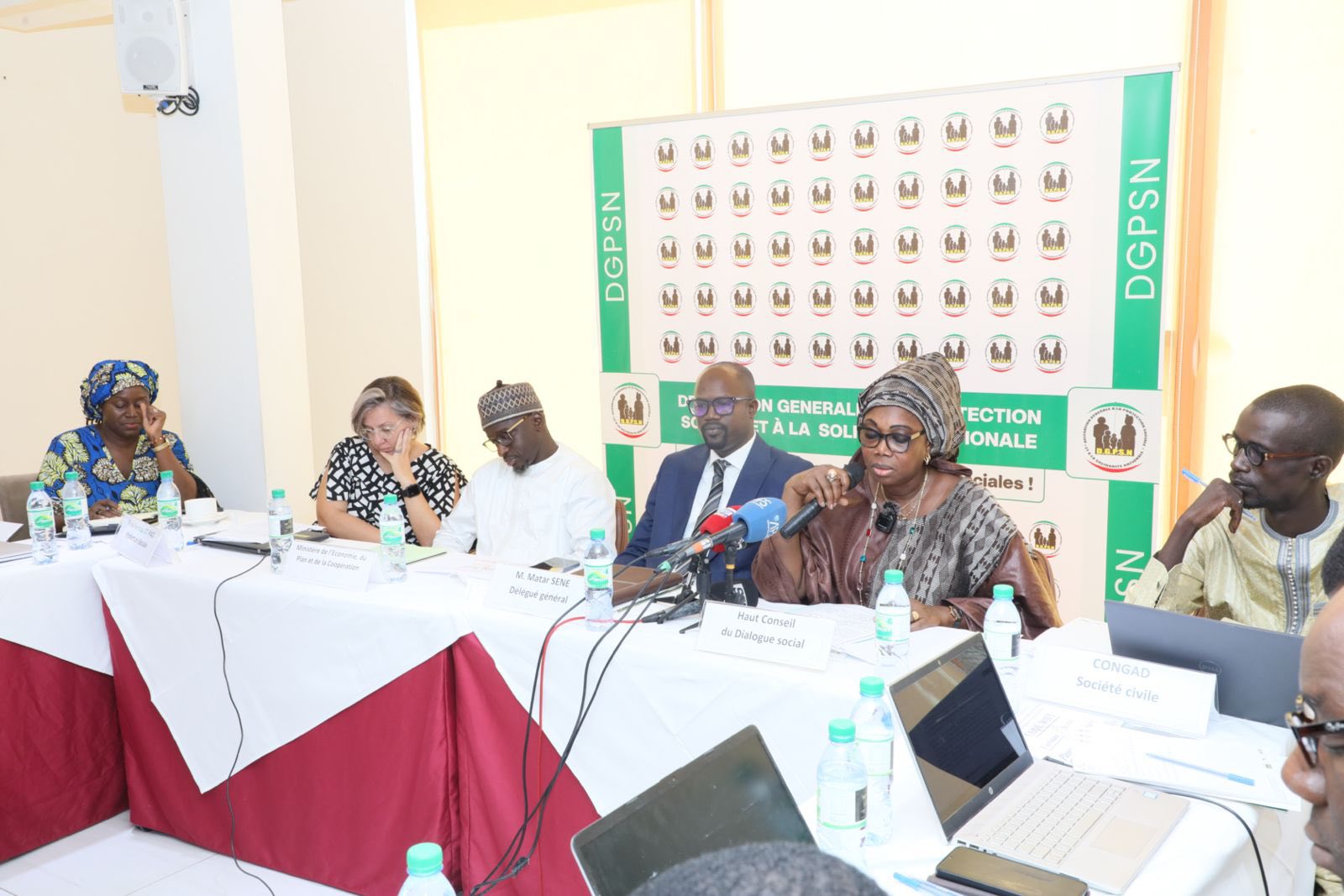 Cérémonie d’ouverture de l’atelier de la Revue annuelle de la protection sociale (RAPS), organisée par la (DGPSN)