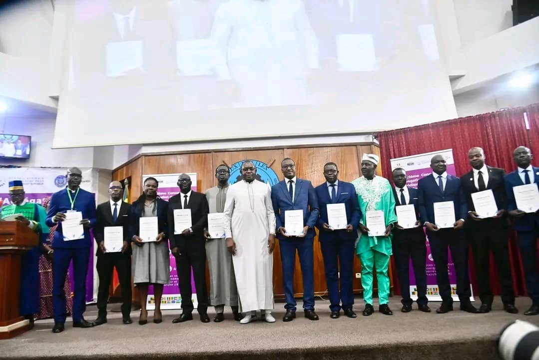 Cérémonie de clôture de la 22ᵉ édition du Concours d’Agrégation en sciences juridiques, politiques, économiques et de gestion du CAMES