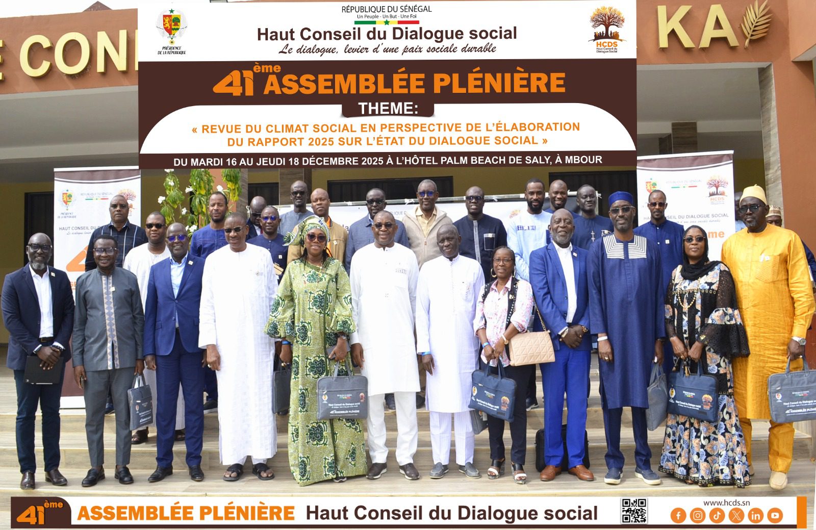 Clôture de la 41ème Assemblée Plénière.