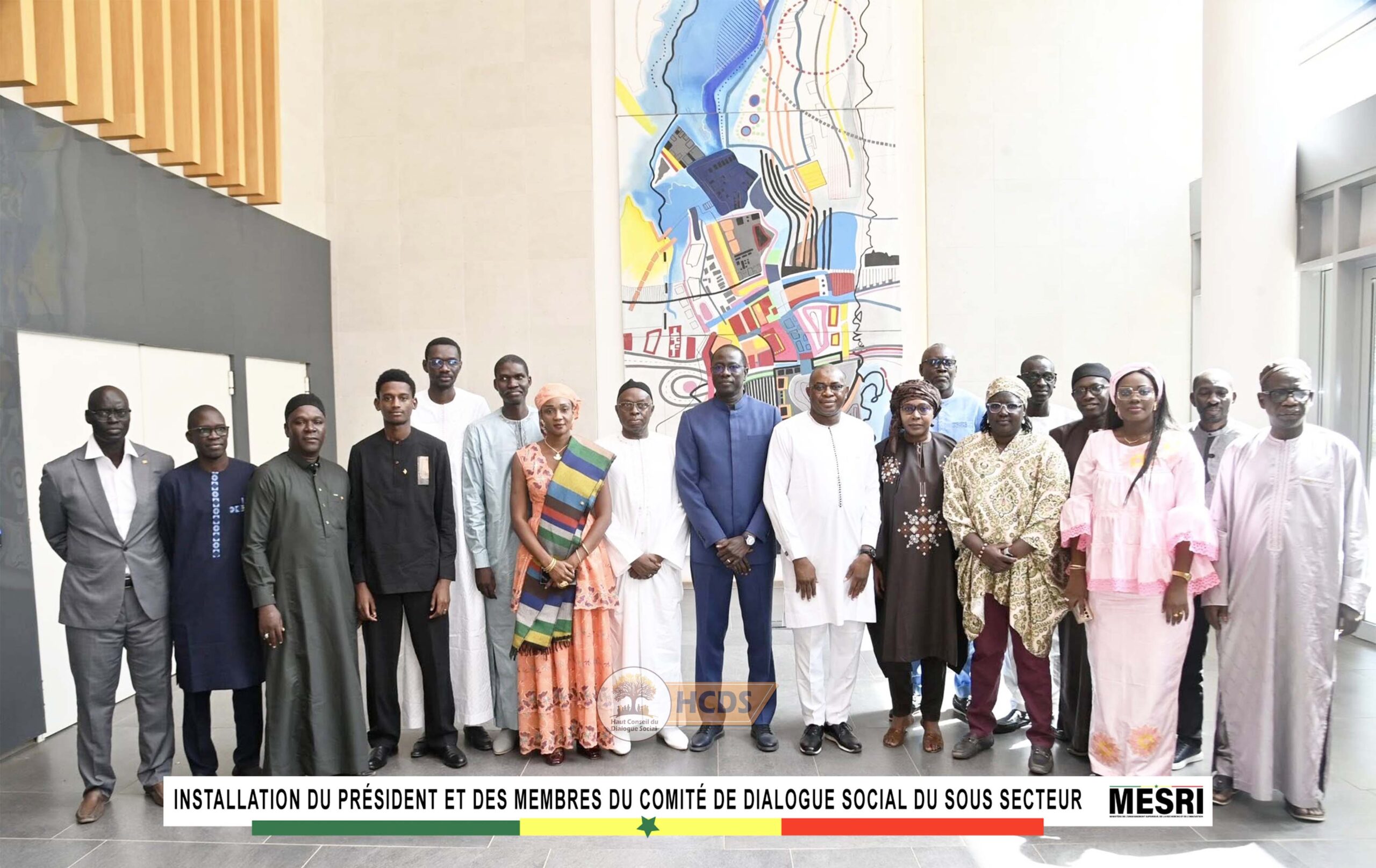 INSTALLATION DU PRÉSIDENT ET DES MEMBRES DU COMITÉ DE DIALOGUE SOCIAL DU SOUS-SECTEUR DE L’ENSEIGNEMENT SUPÉRIEUR, DE LA RECHERCHE ET DE L’INNOVATION