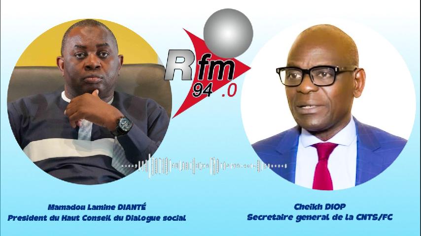 ECHANGE ENTRE LE PRESIDENT DU HCDS ET LE SG DE LA CNTS/FC