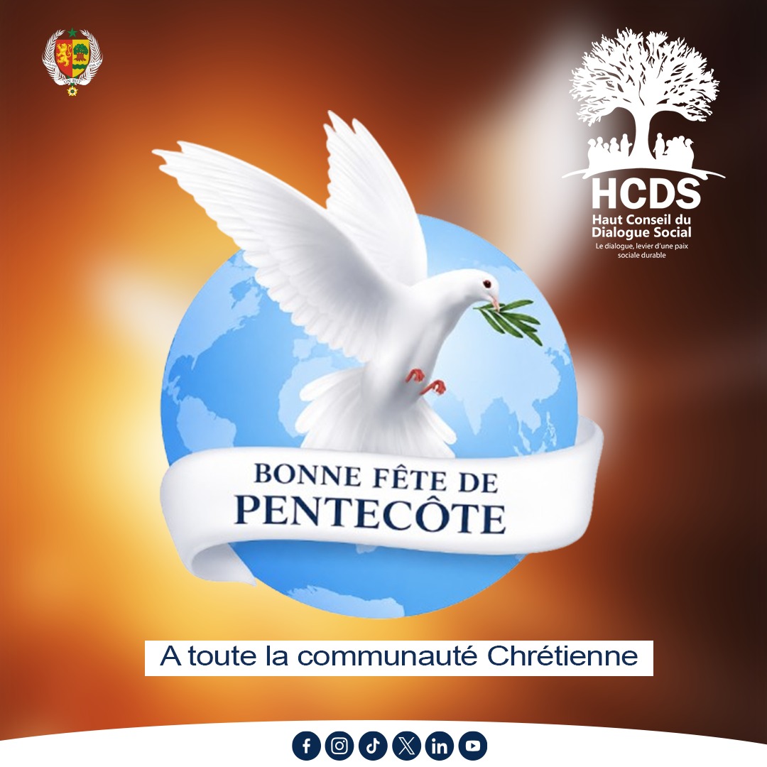 BONNE FÊTE DE PENTECÔTE 2026