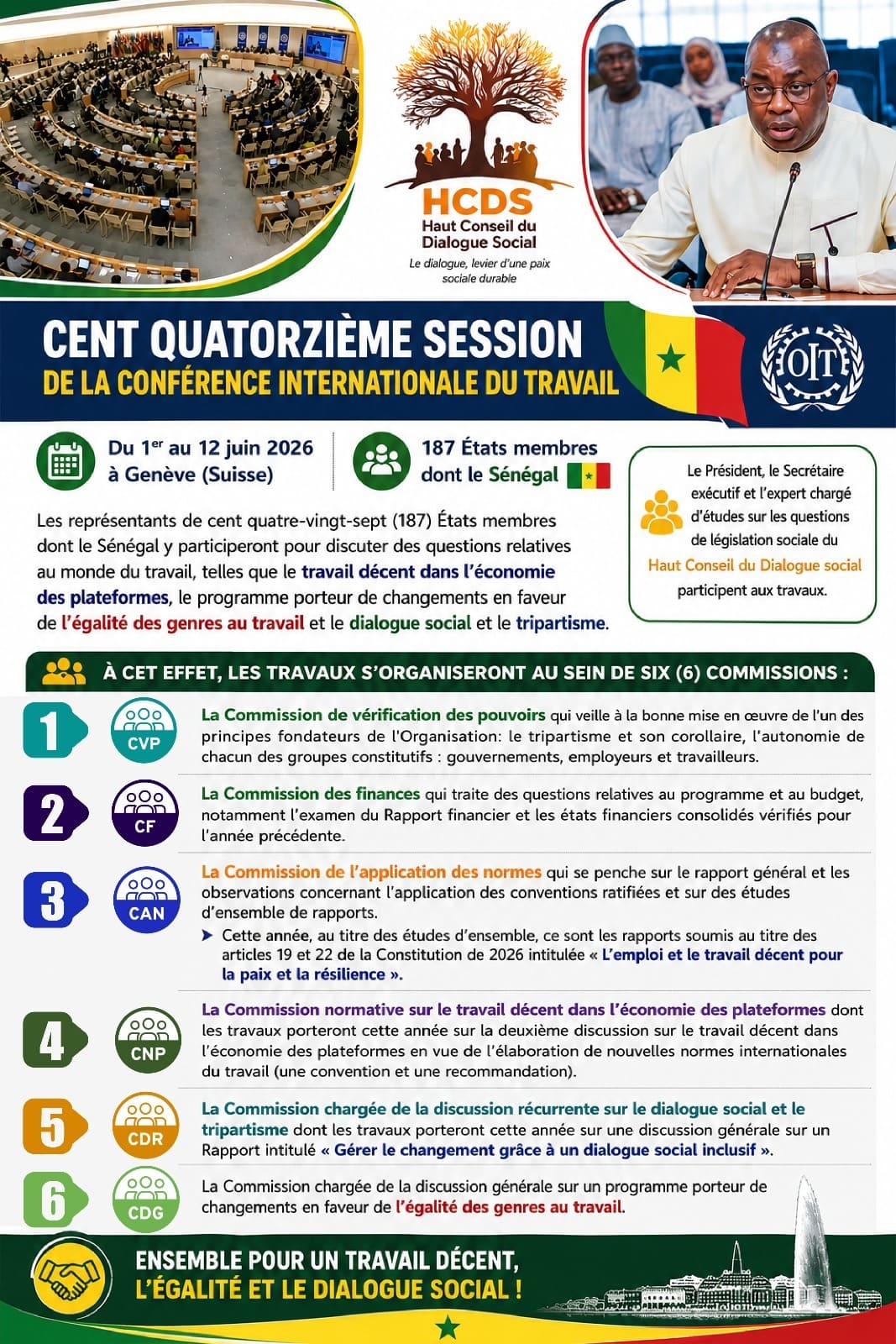 CENT QUATORZIÈME SESSION DE LA CONFÉRENCE INTERNATIONALE DU TRAVAIL