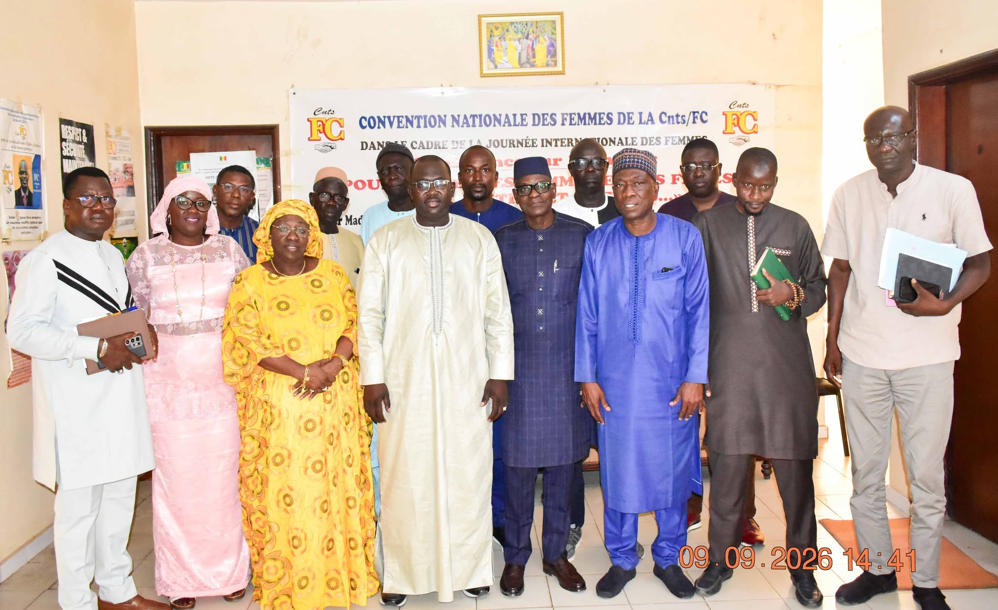 Visite de courtoisie du président du HCDS auprès de Monsieur Cheikh DIOP, Secrétaire Général de la Confédération Nationale des Travailleurs du Sénégal / Forces du Changement (CNTS/FC)