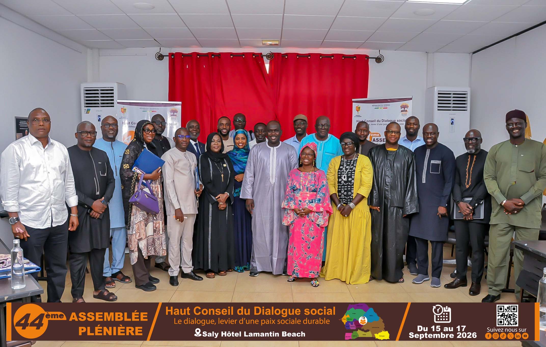 Press-book de la 44-ème Assemblée Plénière du Haut Conseil du Dialogue social (HCDS)